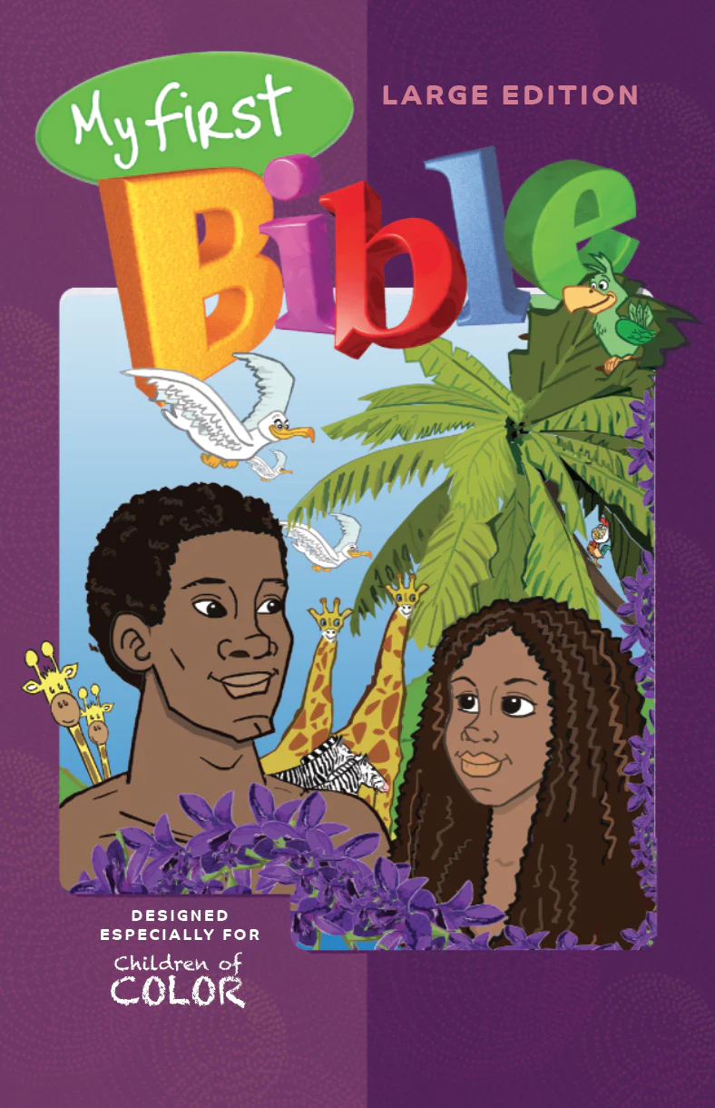 My First Bible for Children of Color Large with CD (Adam & Eve cover)