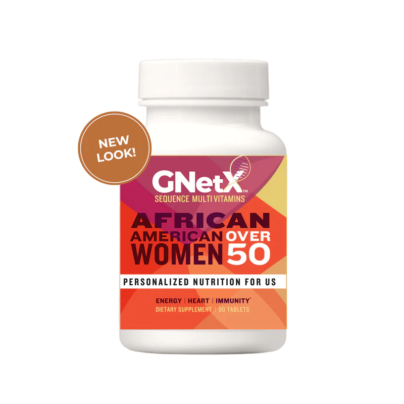 GNETX SEQUENCE MULTIVITAMINS & MINERALS FOR AFRICAN AMERICAN WOMEN OVER 50