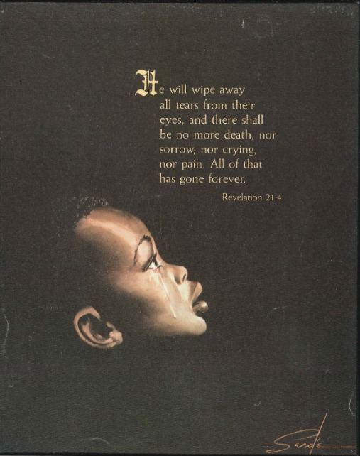 black boy with a tear